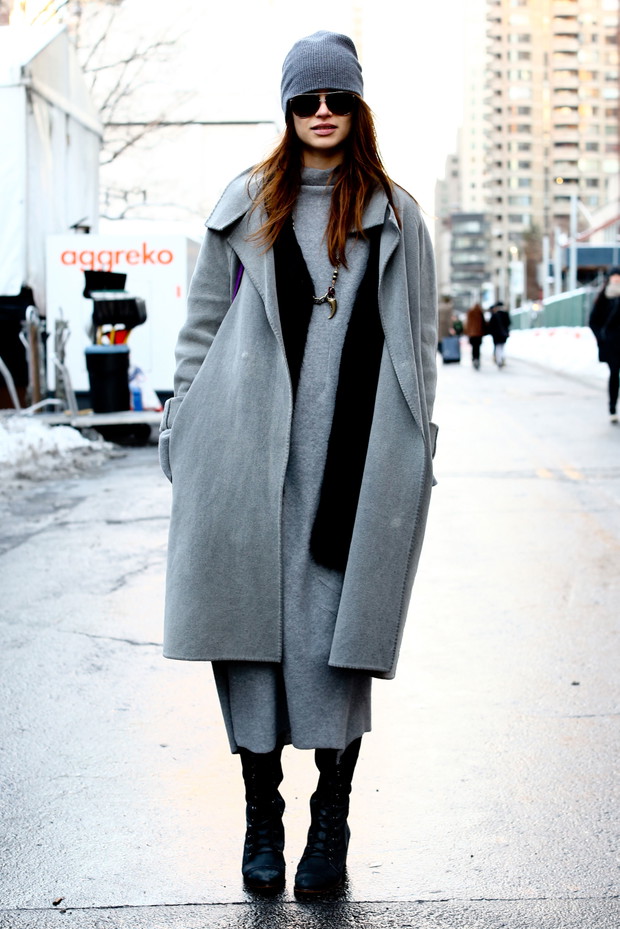 Street fashion: najlepiej ubrane modelki NY Fashion Week