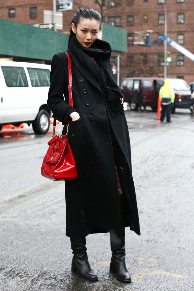 Street fashion: najlepiej ubrane modelki NY Fashion Week