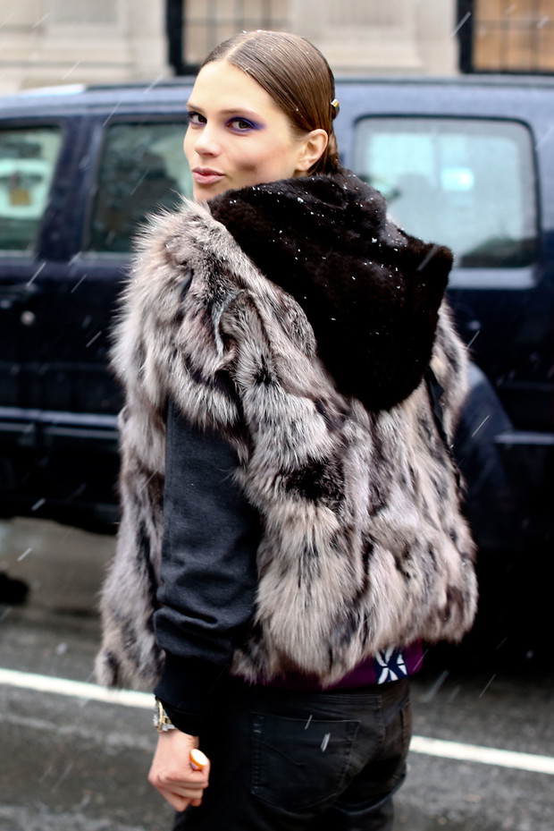 Street fashion: najlepiej ubrane modelki NY Fashion Week