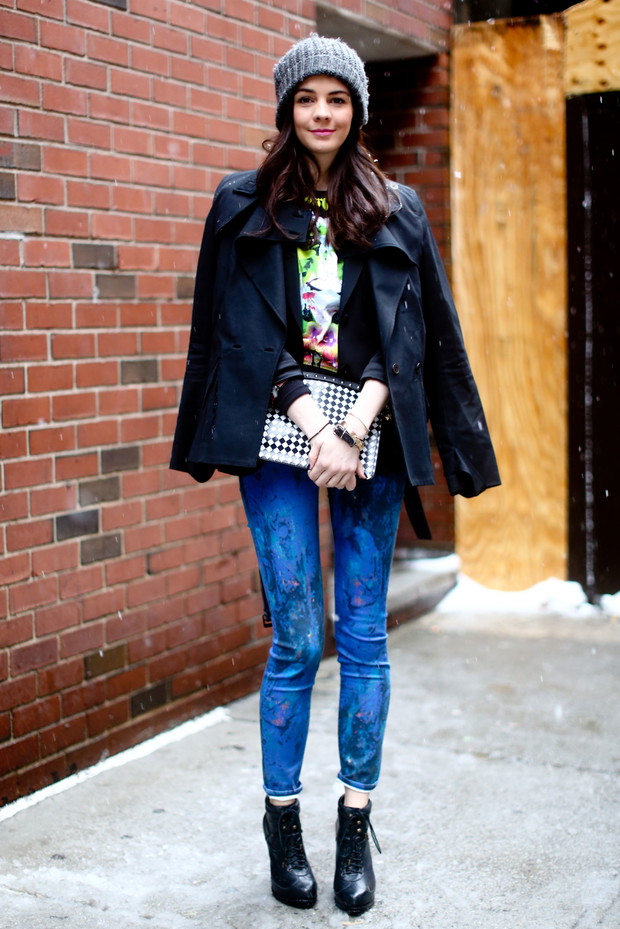 Street fashion: najlepiej ubrane modelki NY Fashion Week