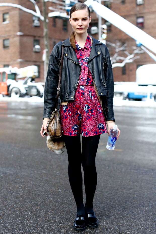 Street fashion: najlepiej ubrane modelki NY Fashion Week