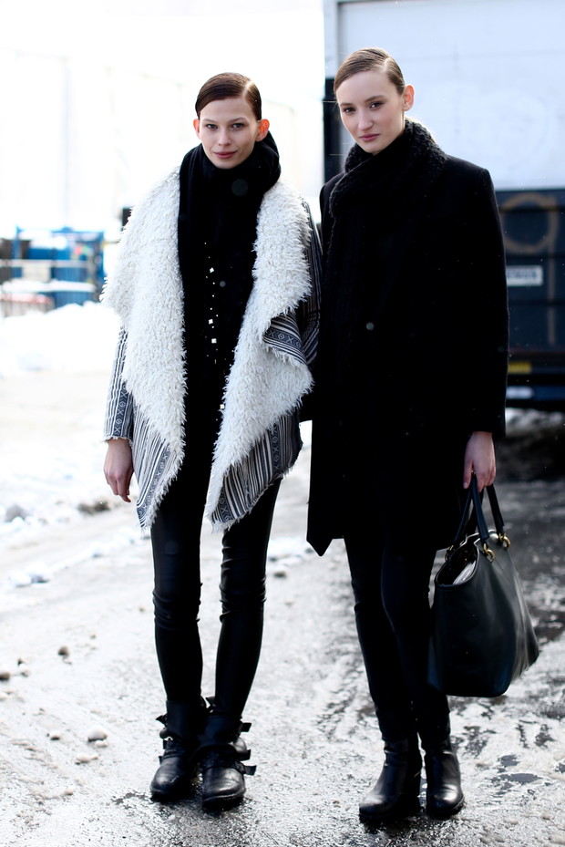 Street fashion: najlepiej ubrane modelki NY Fashion Week