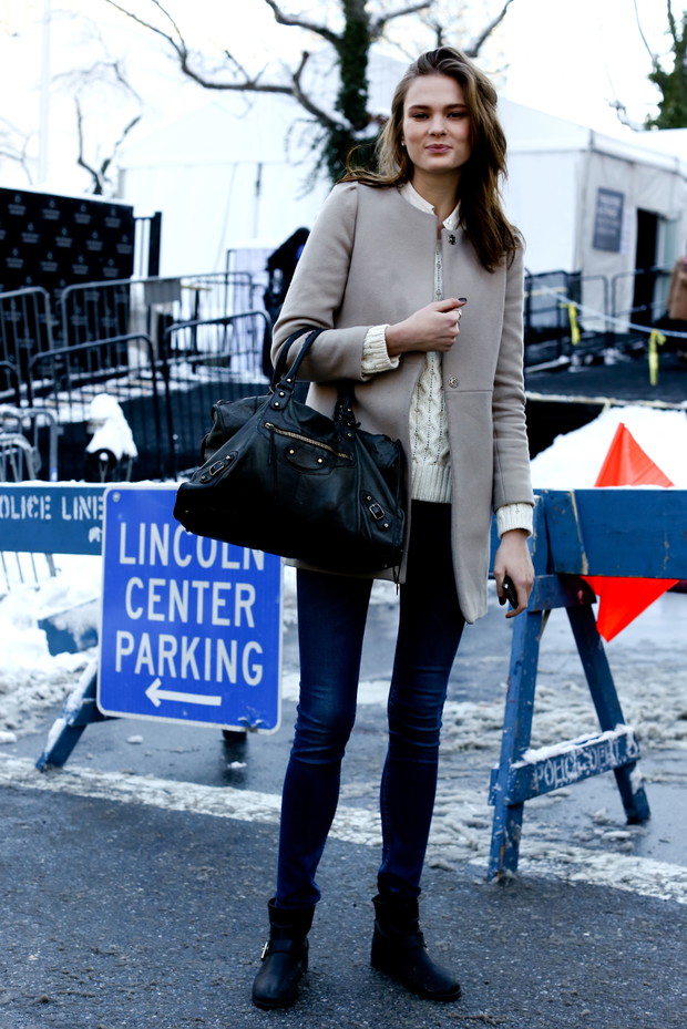 Street fashion: najlepiej ubrane modelki NY Fashion Week