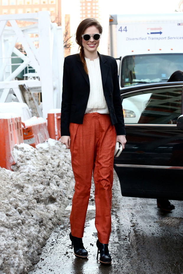 Street fashion: najlepiej ubrane modelki NY Fashion Week