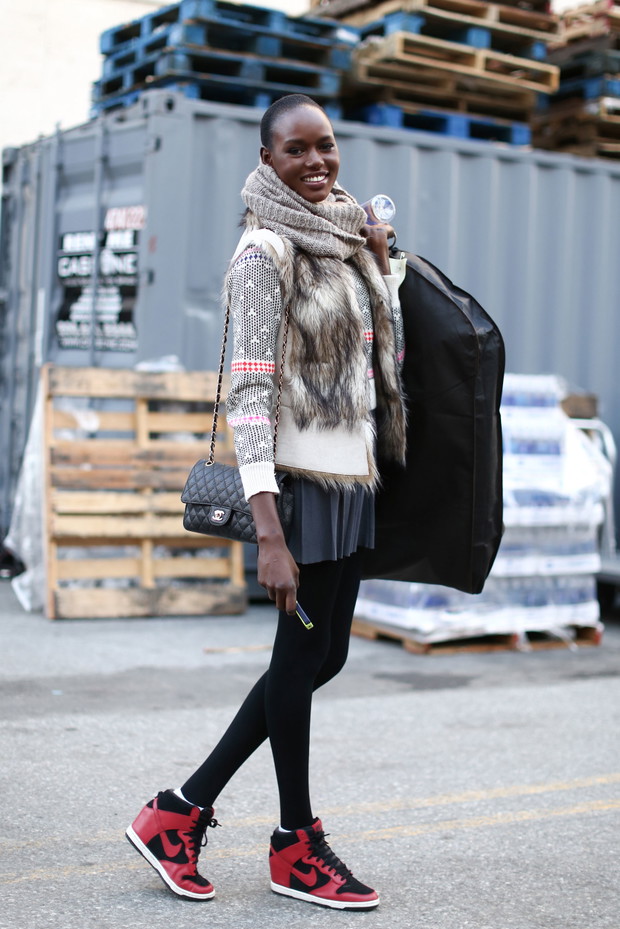 Street fashion: najlepiej ubrane modelki NY Fashion Week