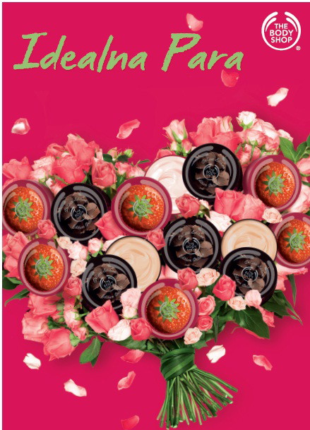 Walentynkowe kolekcje, Idealna Para The Body Shop: 2 kosmetyki z 20% rabatem. Wszyscy klienci w parze -30% rabatu!