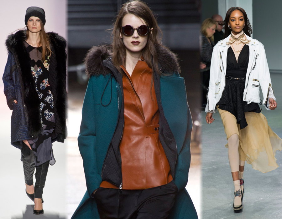 Trendy jesień-zima 2013/2014, kolaż ELLE