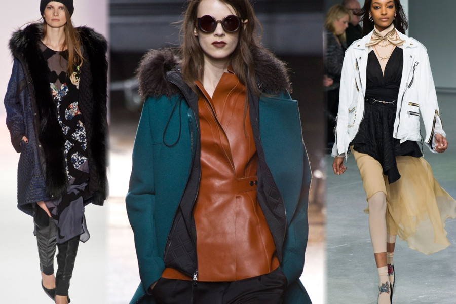 Trendy jesień-zima 2013/2014, kolaż ELLE