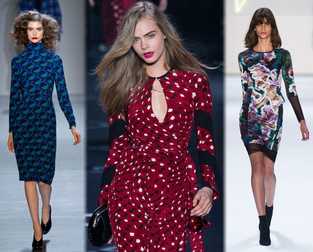 Trendy jesień-zima 2013/2014: Marc by Marc Jacobs, Diane von Furstenberg, Milly / kolaż ELLE