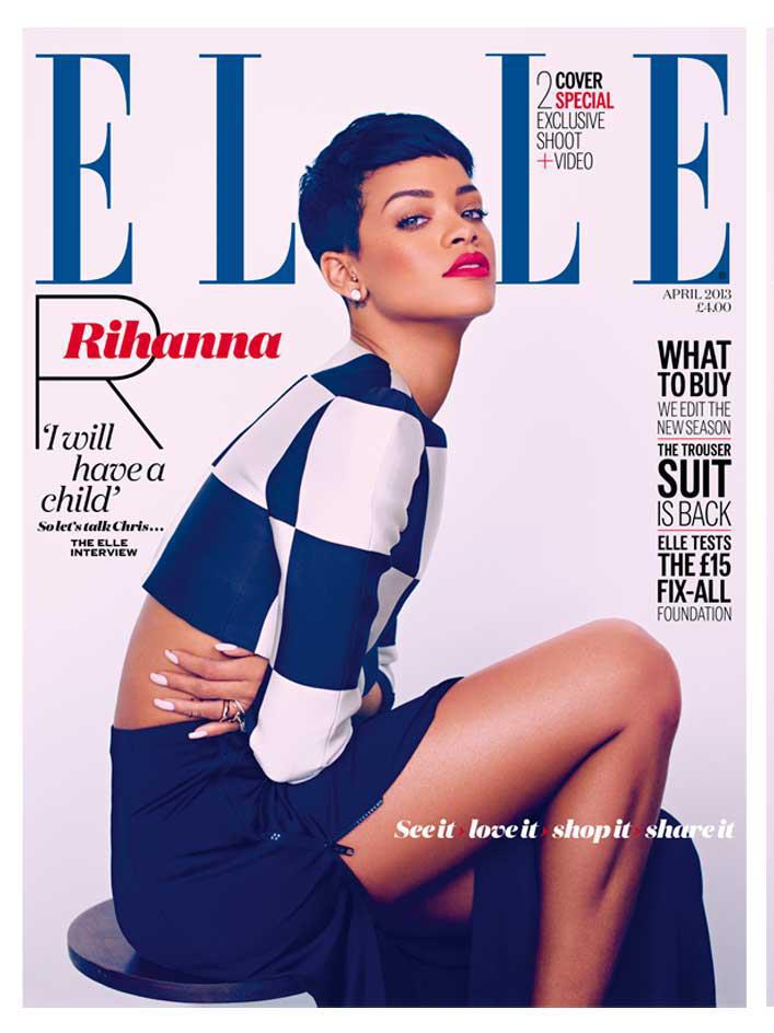 Rihanna w kwietniowym ELLE UK!