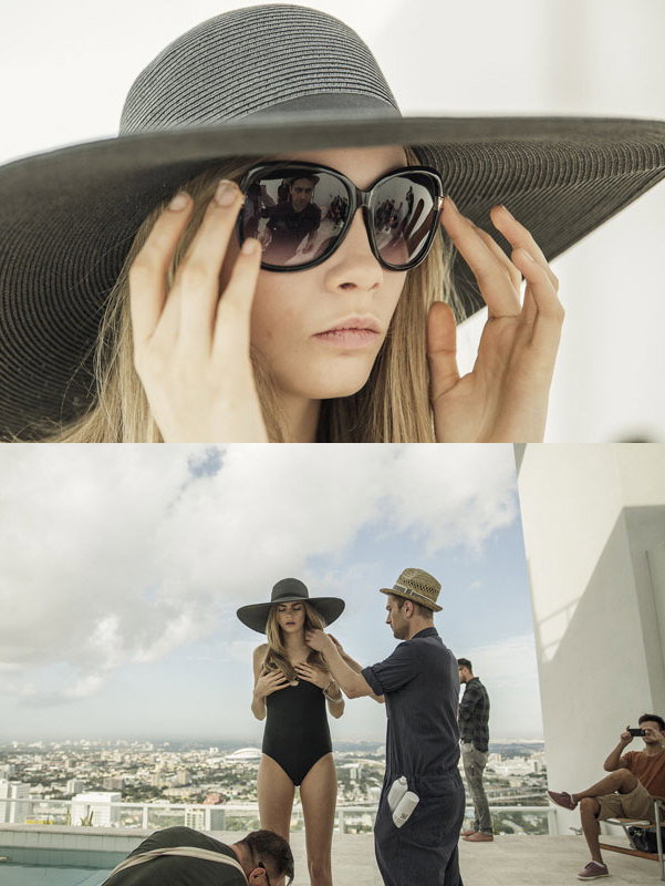 Cara Delevingne dla Reserved - backstage nowej kampanii
