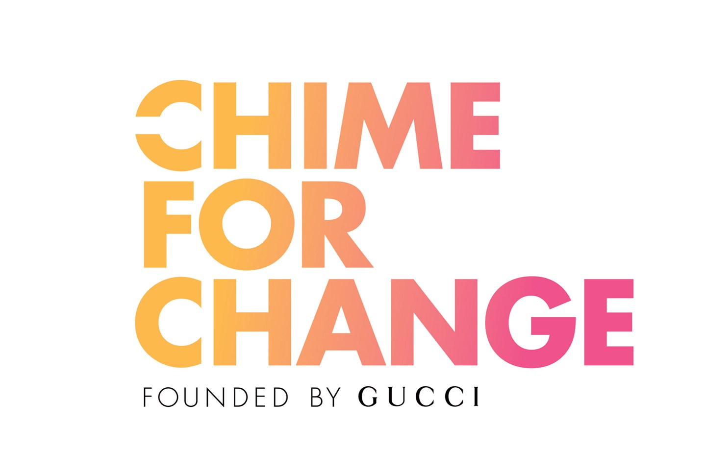 Logo akcji  "Chime for Change"
