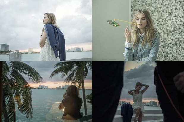 Cara Delevingne dla Reserved - backstage nowej kampanii
