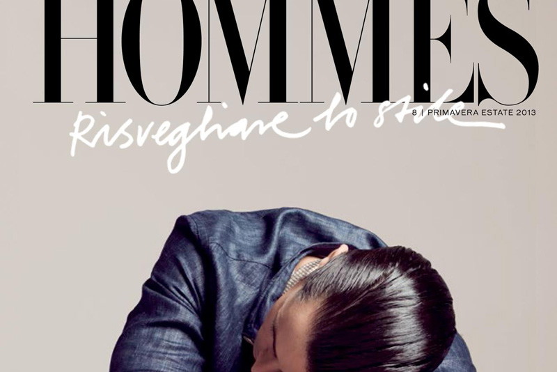 Matthew Goode dla L'Officiel Hommes Italia, wiosna-lato 2013, fot. Johan Sandberg for L'Officiel Hommes Italia