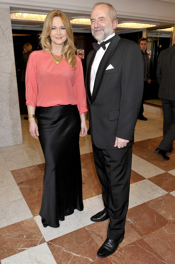 Grażyna Torbicka i Juliusz Braun na gali Orły 2013, fot. Akpa