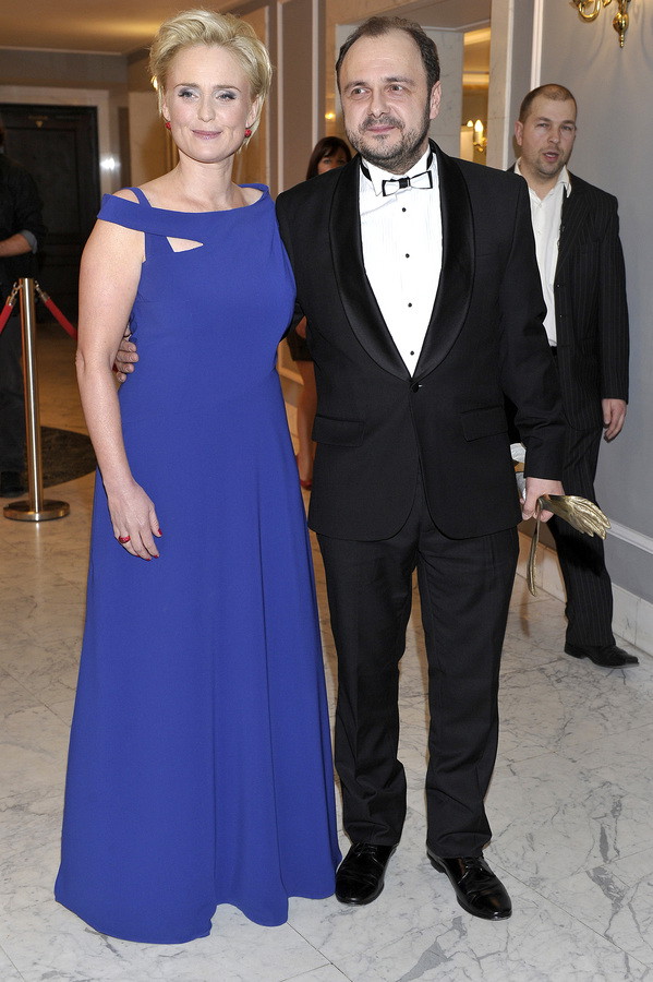 Kinga Preis i Arkadiusz Jakubik na gali Orły 2013, fot. Akpa