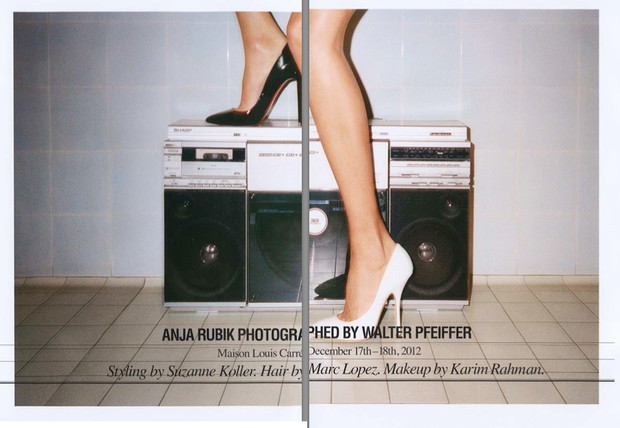 Anja Rubik w Self Service Magazine wiosna-lato 2013