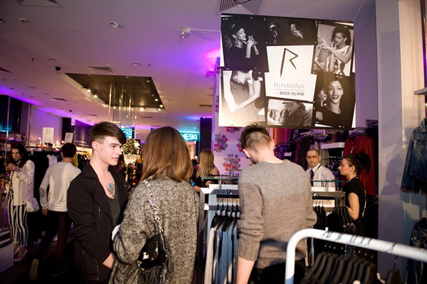 Goście na premierze kolekcji Rihanna for River Island