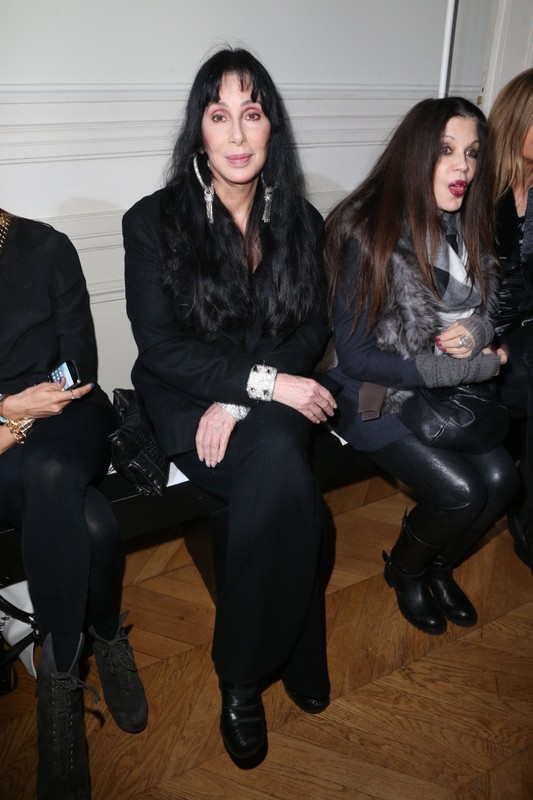Gwiazdy na Paris Fashion Week: Cher na pokazie Gareth Pugh, fot. East News