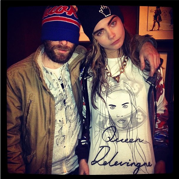 Gwiazdy na Twitterze: Cara Delevingne do kupienia w Blackstore, fot. twitter