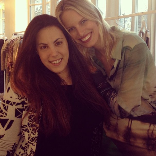 Gwiazdy na Twitterze: Karolina Kurkova z kochaną Mary Katrantzou, fot. twitter