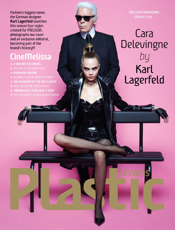 Cara Delevingne i Karl Lagerfeld dla Melissa CAŁA SESJA