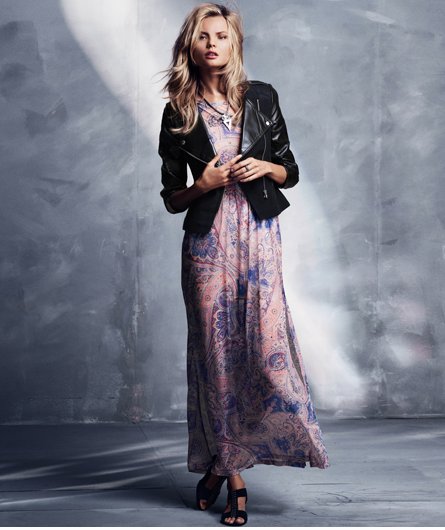 Magda Frąckowiak w lookbooku H&M Modern Boho
