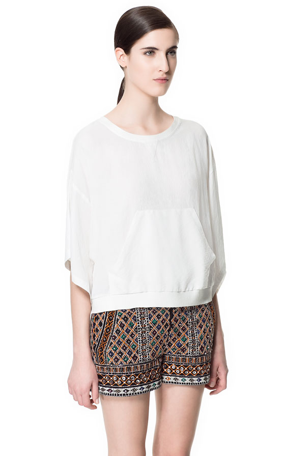 Bluzy Zara - odpowiedź sieciówki na streetwear?