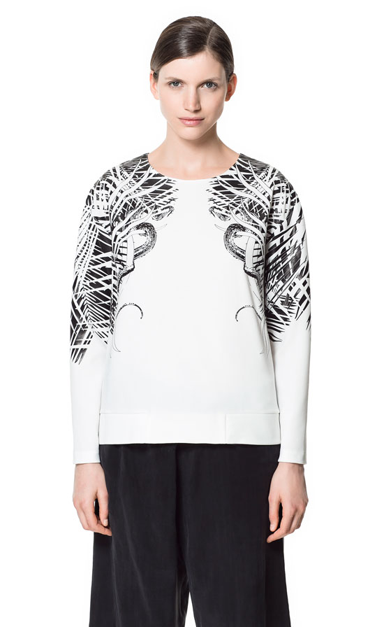 Bluzy Zara - odpowiedź sieciówki na streetwear?
