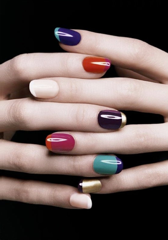 French manicure na wiosnę 2013