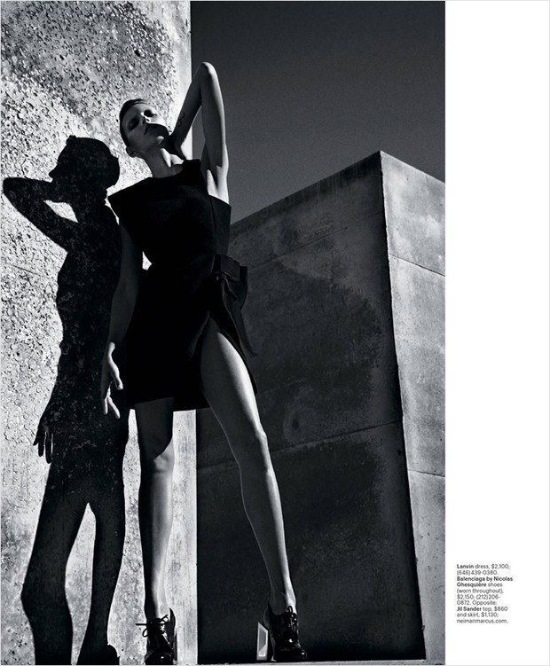 Anja Rubik w T Magazine New York Times Magazine, fot. Mario Sorrenti