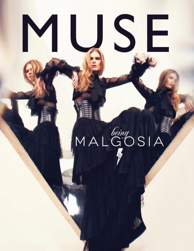 Małgosia Bela w Muse jako muza Saint Laurent