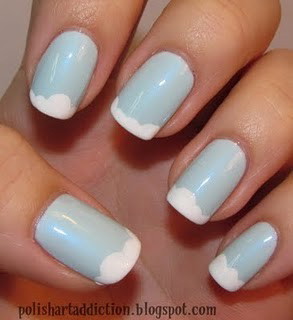 French manicure na wiosnę 2013
