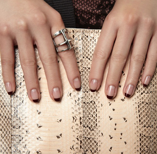 French manicure na wiosnę 2013