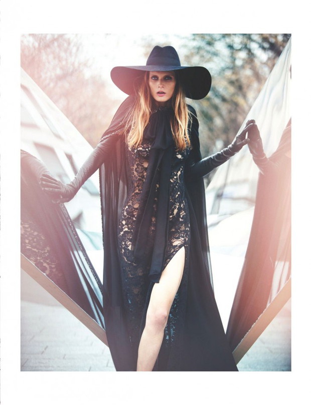 Małgosia Bela w Muse jako muza Saint Laurent, fot. David Bellemere