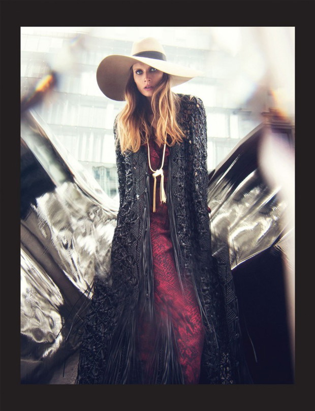  Małgosia Bela w Muse jako muza Saint Laurent, fot. David Bellemere