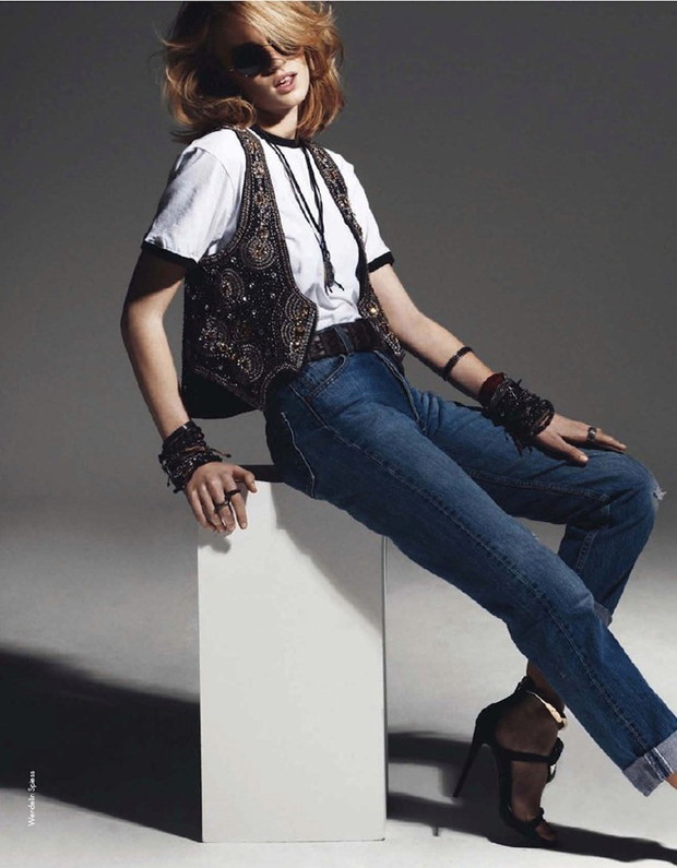 Paulina Heiler, ELLE France, luty 2013, fot. Wendelin Spiess