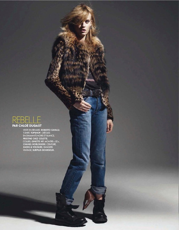 Paulina Heiler, ELLE France, luty 2013, fot. Wendelin Spiess