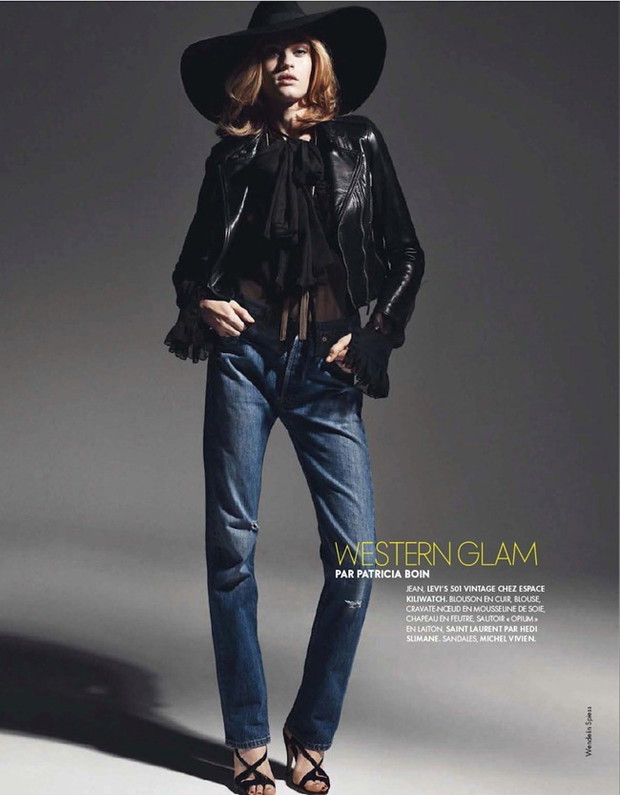 Paulina Heiler, ELLE France, luty 2013, fot. Wendelin Spiess