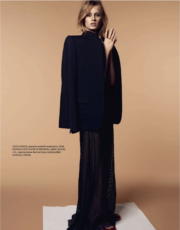 Paulina Heiler w Elle France, luty 2013, Coup De Fillet, fot. Nicolas Valois