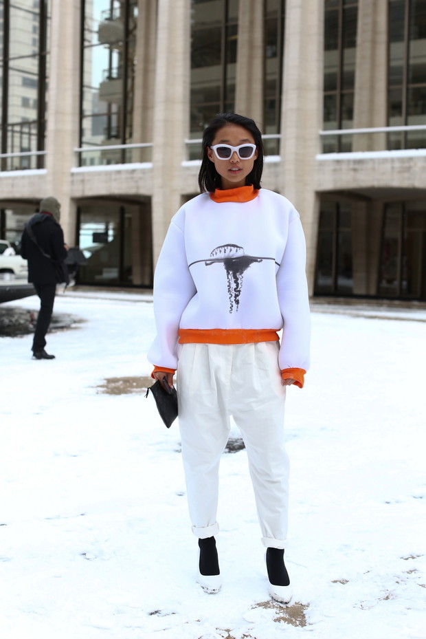 Białe szpilki - inspiracje street fashion
