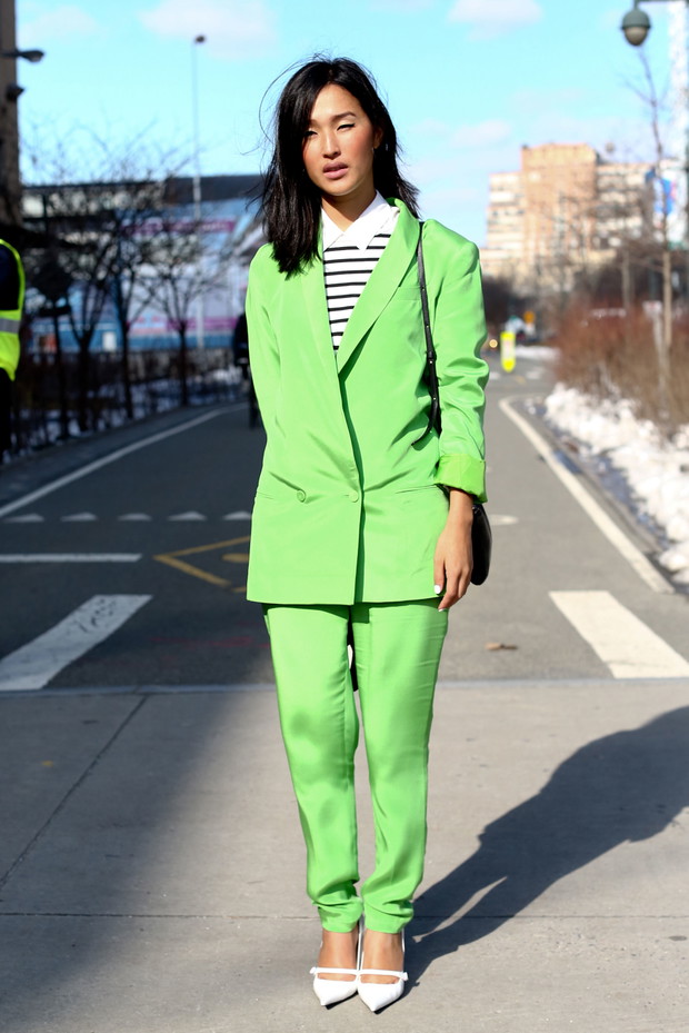 Białe szpilki - inspiracje street fashion