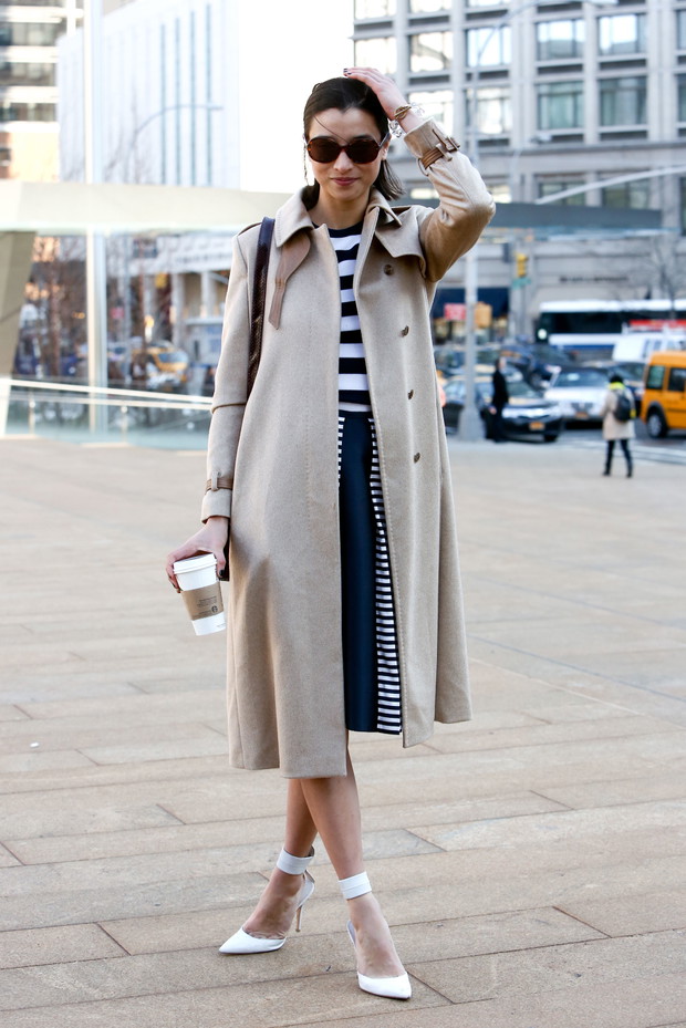Białe szpilki - inspiracje street fashion