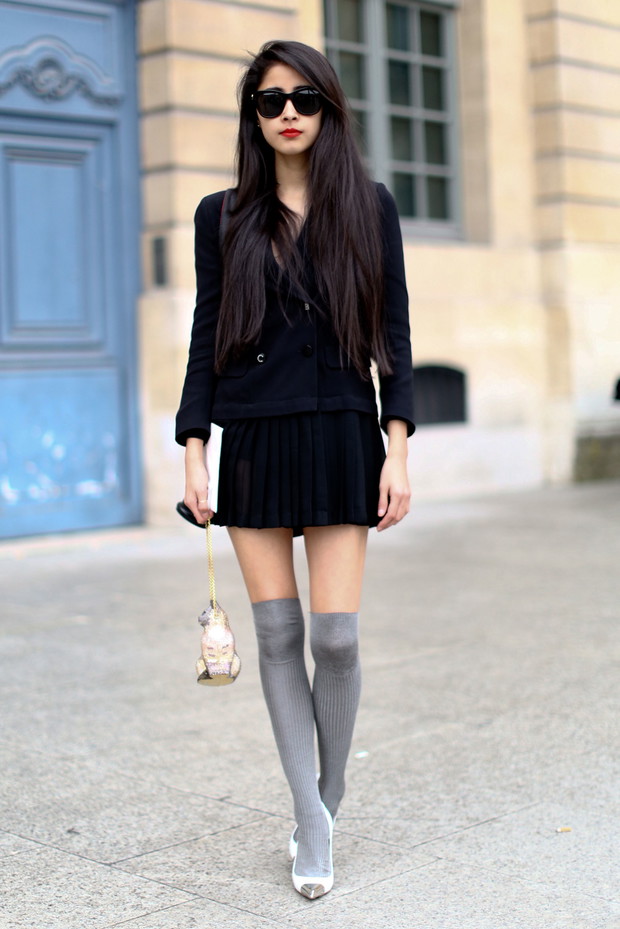 Białe szpilki - inspiracje street fashion