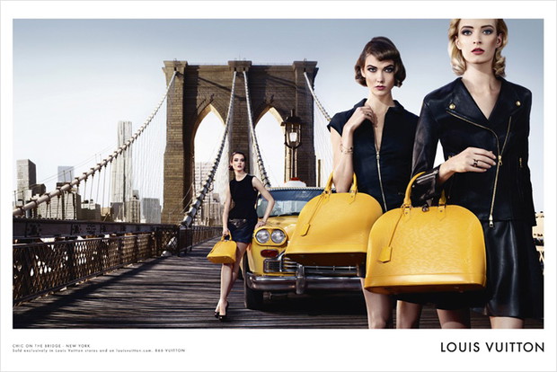 JAC, Karlie Kloss i Daria Strokous w kampanii torebek Louis Vuitton Alma