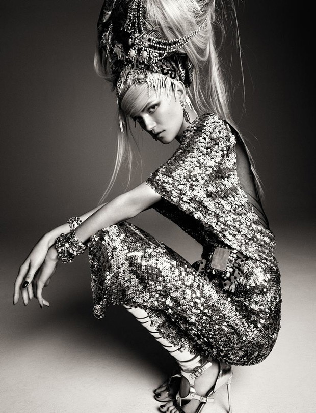 Kasia Struss w Numéro #142 (kwiecień 2013), fot. Greg Kadel