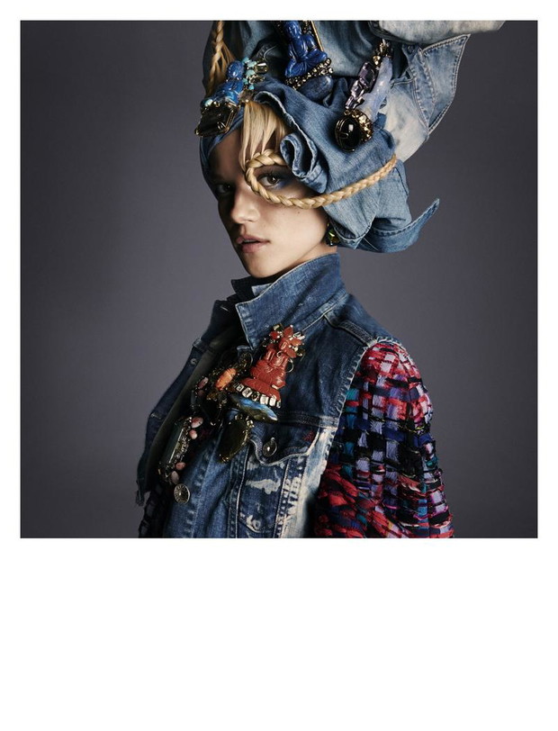 Kasia Struss w Numéro #142 (kwiecień 2013), fot. Greg Kadel