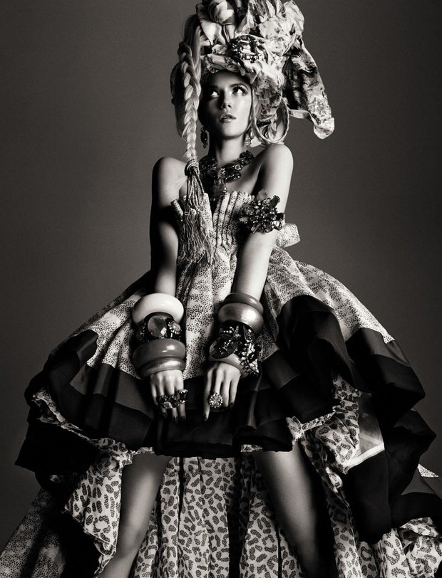 Kasia Struss w Numéro #142 (kwiecień 2013), fot. Greg Kadel