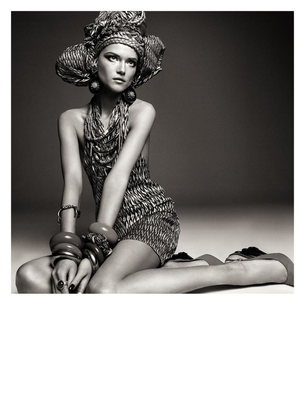 Kasia Struss w Numéro #142 (kwiecień 2013), fot. Greg Kadel