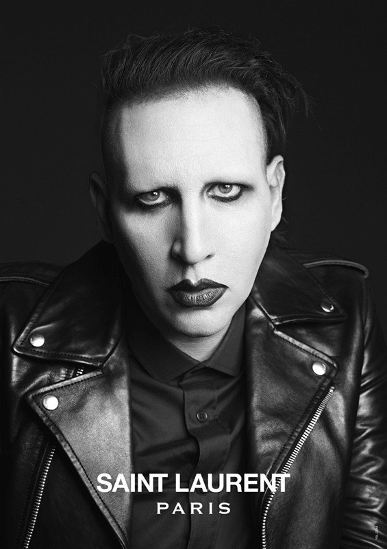 Marilyn Manson i Courtney Love dla Saint Laurent Paris!